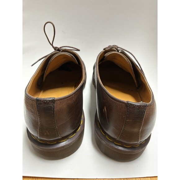 VINTAGE Doc Martens Oxford Shoes Made in England Leather Mens 11 Brown Oxford main image 12